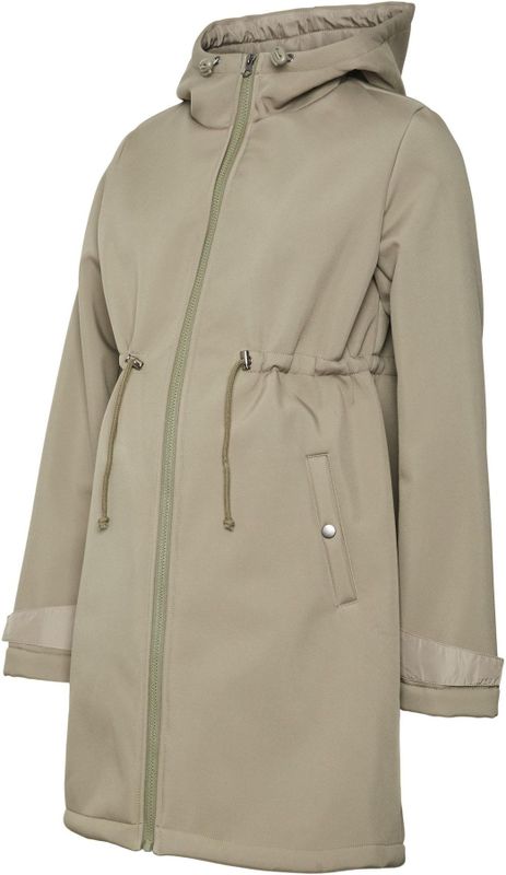 Jas - Grijs - Waterdicht - Membraan - Hoge Hals - Fleece Voering