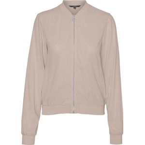 Vmdinna - Bomberjack - Hoge Hals - Lange Mouwen - Zwart