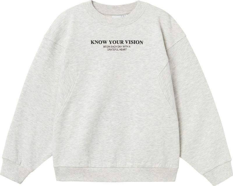 Name it - Nkfnakonni Ls Rlx Sweat Bru - Meisjes - Sweaters
