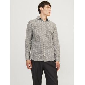 JACK&JONES - JPRBLABLACKPOOL STRETCH LS SHIRT SN - Heren - Overhemden