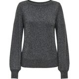 Trui - Mélange - Knitwear - Lange Mouw - Opstaande Kraag - Normale Pasvorm