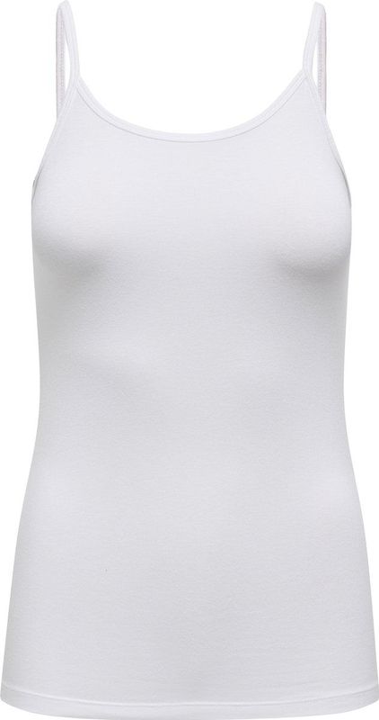 JDY - JDYMILA S/L Singlet Top - Wit - Spaghettibandjes