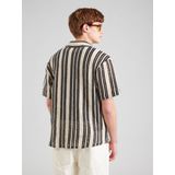 Only & Sons - Onsdani Crochet SS - T-shirt - Cloud Dancer - Normale Pasvorm, Knoopsluiting, Stationkraag, Korte Mouwen