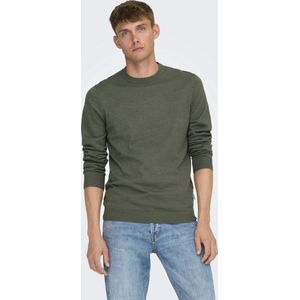 Only&sons - Onsloui Reg 12 Mel Crew Knit Noos - Heren - Gebreide Truien