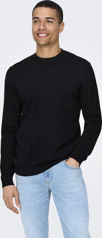 Only & Sons - Onsloui Reg 12 Mel Crew Knit Noos - Heren - Gebreide Truien