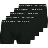Jack & Jones - Boxershorts - 5-pack - Zwart - 95% Katoen, 5% Elastaan