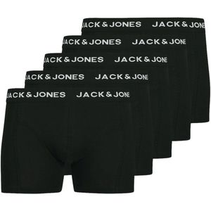 Jack & Jones - Boxershorts - 5-pack - Zwart - 95% Katoen, 5% Elastaan