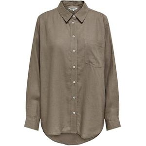 ONLY - Onltokyo - Dameshemd - Brindle - Luchtig Linnen Viscose