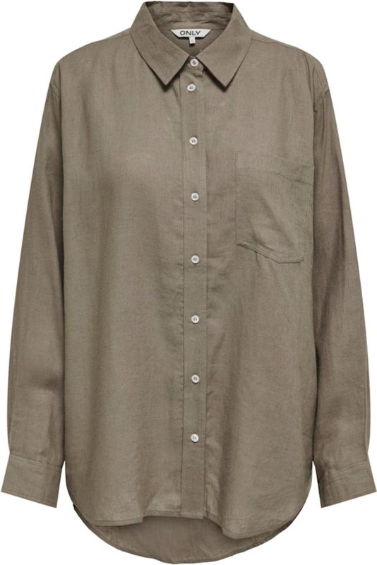 ONLY - Onltokyo - Overhemd - Brindle - Luchtig Linnen Viscose