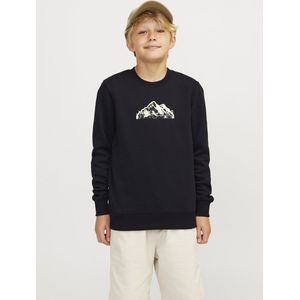 Jack&jones - Jcomountain Logo Sweat Crew Neck Sn Mni - Jongens - Sweaters