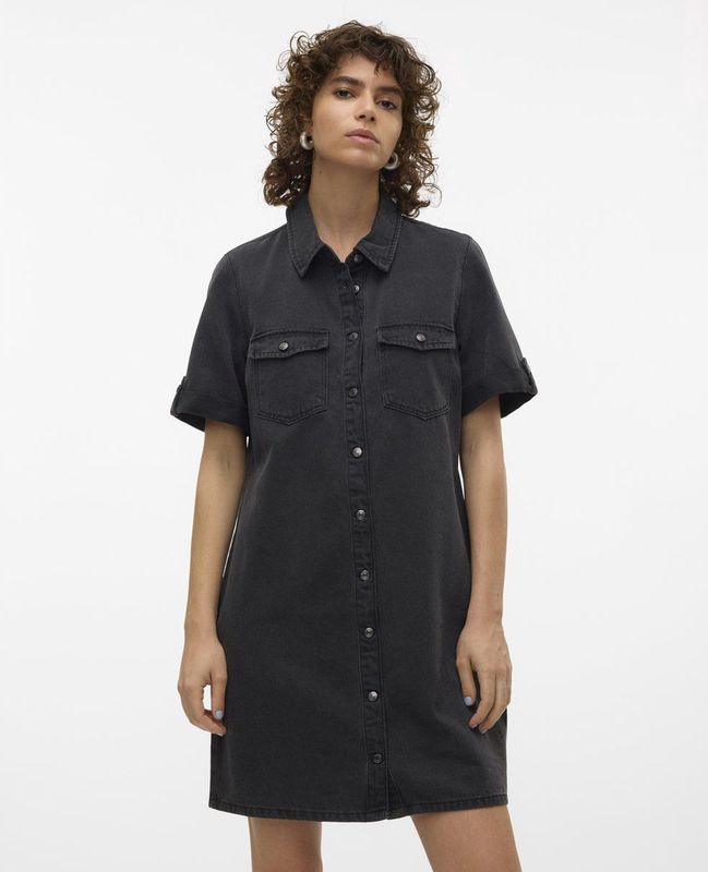 VERO MODA - Blue Denim Jeans - Bootcut - Normale Taille - 98% Katoen