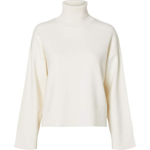 Selected Femme Kamma LS Knit Roll Neck Birch