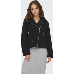 ONLRio - Bikerjack - Effen - Teddy - Licht Gevoerd