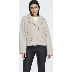 Onlrio - Jas - Hoge Opstaande Kraag - Kort - Lange Mouwen - Asymmetrische Ritssluiting