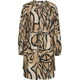 Vero Moda - Vmmartha L/s Dress - Midi-jurk - Zwart - 80% LENZING™ ECOVERO™ Viscose