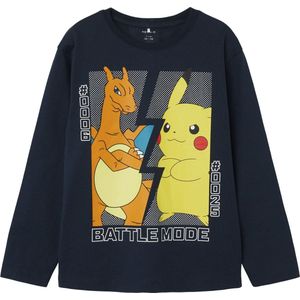 Pokémon - T-shirt - Blauw - Jersey - Lange Mouwen