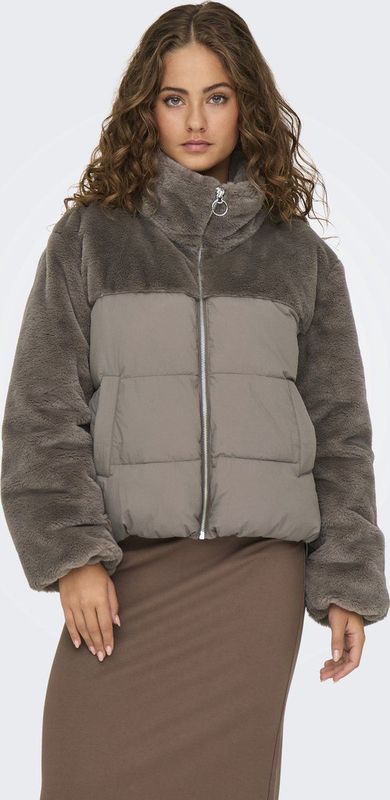 ONLY Steppjacke »ONLWANJA FUR PUFFER MIX JACKET CC OTW«