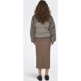 Korte Gewatteerde Jas - Dames - Imitatiebont - Winterjassen