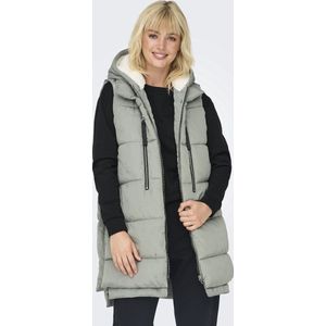 Puffer Gilet - Capuchon - Lange Mouwen - Ritssluiting - Polyester Voering
