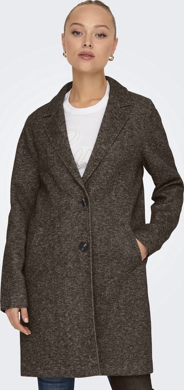Only - Onlsedona Carrie Coat - Jas - Hot Fudge/melange - Dames