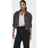 Only - Nancy Life - Damesblouson - Mêlee - Boxy Fit - Korte Lengte - Raglanmouwen