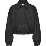 Only - Nancy Life - Damesblouson - Mêlee - Boxy Fit - Korte Lengte - Raglanmouwen