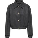 Only - Nancy Life - Damesblouson - Mêlee - Boxy Fit - Korte Lengte - Raglanmouwen