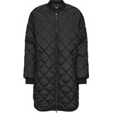 Only - Onljeica Quilted Zip - Jas - Zwart - Gewatteerd
