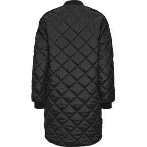 Only - Onljeica Quilted Zip - Jas - Zwart - Gewatteerd