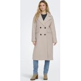 Only Onlvaleria Piper Coat Otw Cc Dames Jas Pumice Stone
