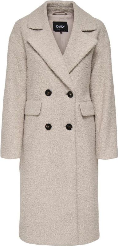 Only Onlvaleria Piper Coat Otw Cc Dames Jas Pumice Stone