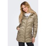 Alleen - Gewatteerde Jas - Dames - Kleur - Materiaal