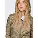 Alleen - Gewatteerde Jas - Dames - Kleur - Materiaal