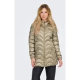 Alleen - Gewatteerde Jas - Dames - Kleur - Materiaal