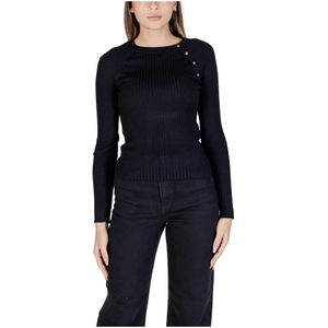 Only - Truien - Zwart - Knitwear - 70% Viscose en 30% Nylon