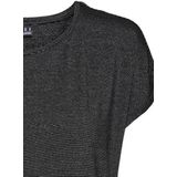 Vero Moda - T-shirt - Zwart/Zilver - Katoen