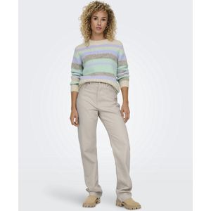 Only - Onlmaggie Life Ls Rib Oneck Cc Knt - Dames - Gebreide Truien