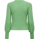 Only Trui Onlkatia Ls Struc Puff Oneck Cc Knt 15294087 Island Green Dames