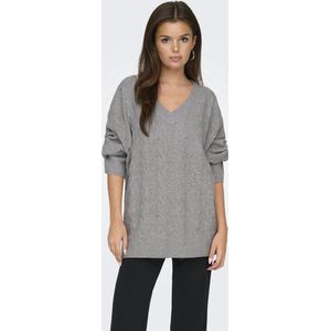 Only - Onljeanett Life Cable v-Neck Cc Knt - Meisjes - Gebreide Truien