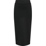 Banned - Betty Rock Peplum Kokerrok - S - Zwart