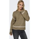 ONLY - ONLAMANDA - Trui - Brokaat - Gerecycled Materiaal - Lange Mouw