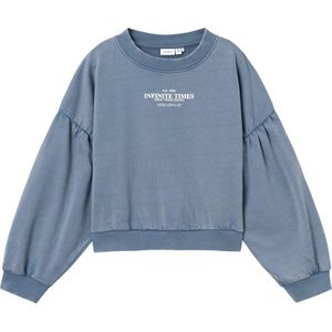 Name it - Nkfotylle Ls Short Nreg Sweat Bru - Meisjes - Sweaters