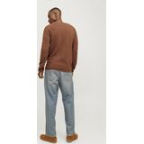 Jack & Jones - JJEHILL KNIT CREW NECK - Pullover - Mocha Bisque - Structuurbreisel