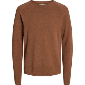 Gebreide Trui - Mélange - Knitwear - Ronde Hals - Lange Mouwen