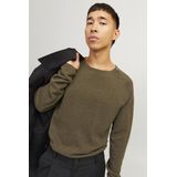 Jack & Jones Trui Jjehill Knit Crew Neck Noos 12157321 Canteen/twist Mannen