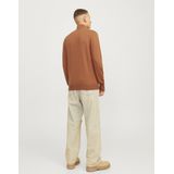 Jack & Jones - Schipperstrui - Cognac Bruin - Viscose Mix