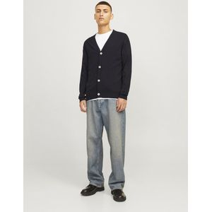 Gebreide Cardigan - V-hals - Lange Mouwen - Katoen/Viscose/Nylon