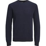 Gebreide Trui - Ronde Hals - Lange Mouwen - Regular Fit - 50% Katoen, 50% Biologisch Katoen