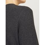 JACK & JONES Basic Knit Crew Neck - Heren Pullover - Donkergrijs Melange - Katoen