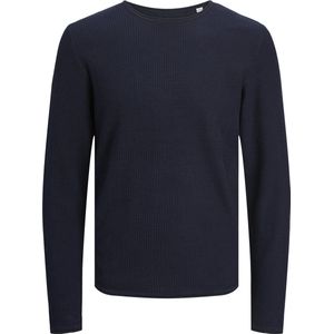Gebreide Pullover - Lichtgrijs - 50% Katoen, 50% Biologisch Katoen